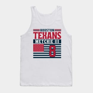 Houston Texans Metchie III 8 American Flag Football Tank Top